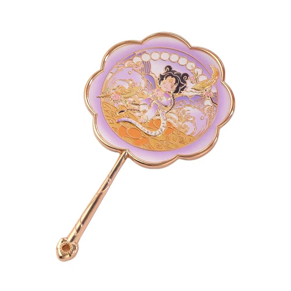 Chinese Style Hand Mirror Shan Hai Jing Carved Mirror Of Metal-White Tiger 1 ส่วน
