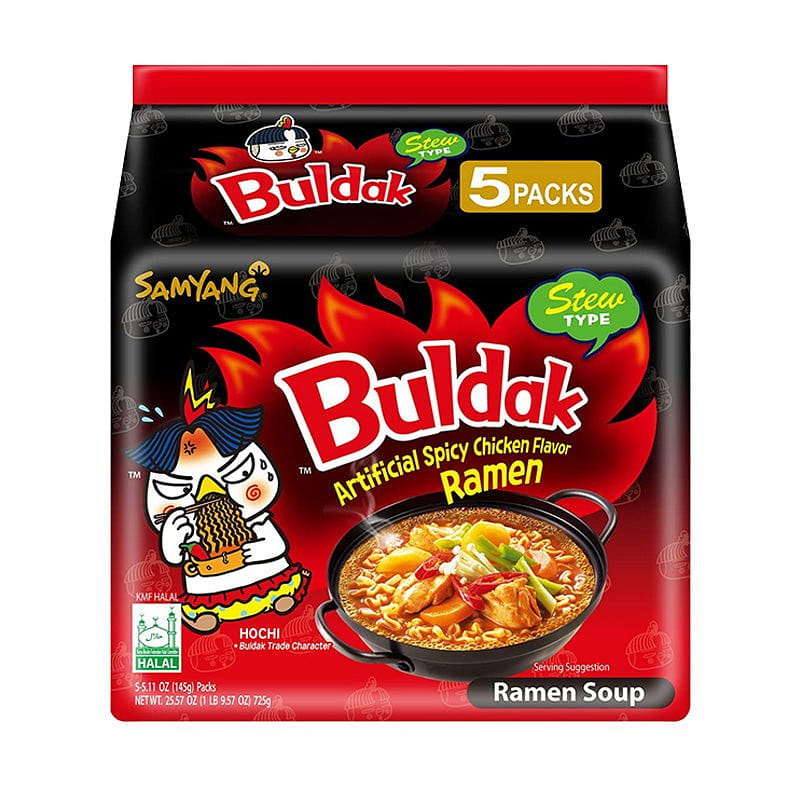Samyang Buldak Stew Stir-Fried Ramen (5-Pack) - Stew 1 each