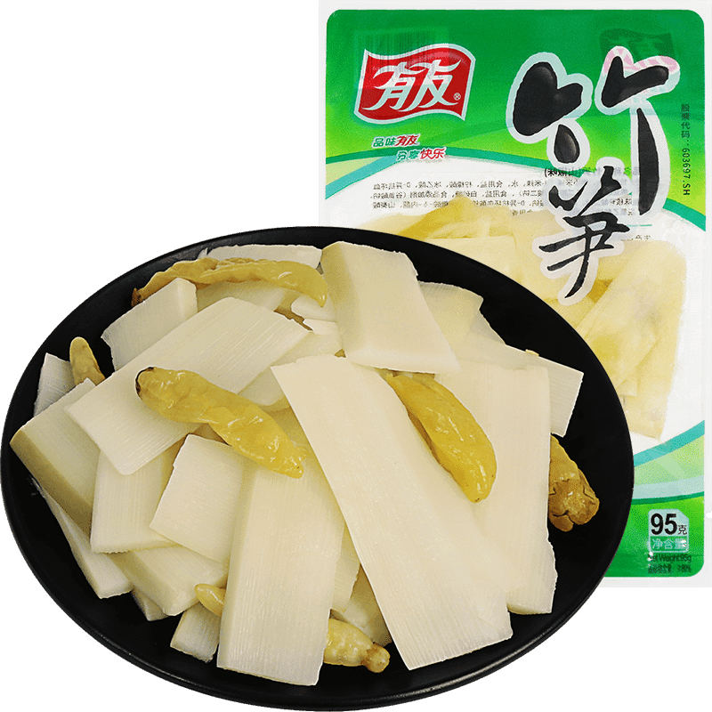 2 bags of bamboo shoots with Youyou pickled mountain pepper 190 グラム