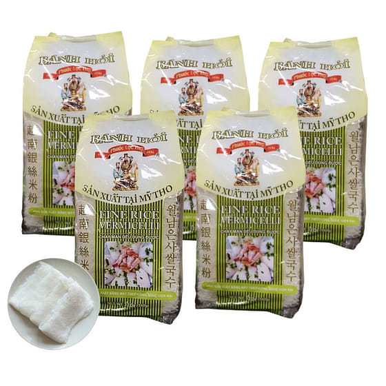 weee_dried_[Phuoc Loc Tho] Rice Vermicelli 340gr/Pack 5 pack