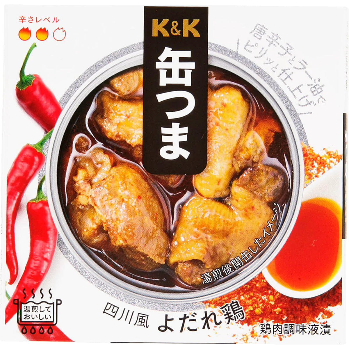 Canned Food Drool Chicken KANTSUMA Sauce Spicy 75g 1 개