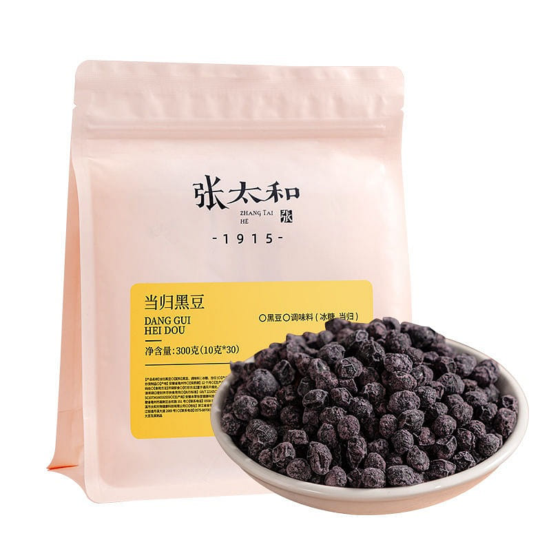 张太和当归黑豆无添加即食手工炒滋补300g 300 克