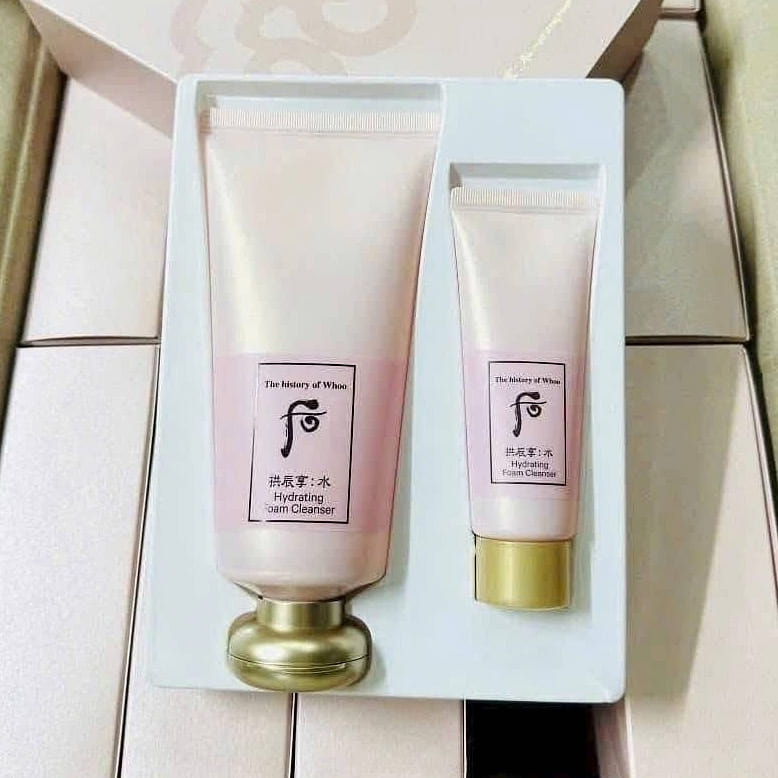 The Whoo Gongjinhyang Hydrating Foam Cleanser Set 1 box