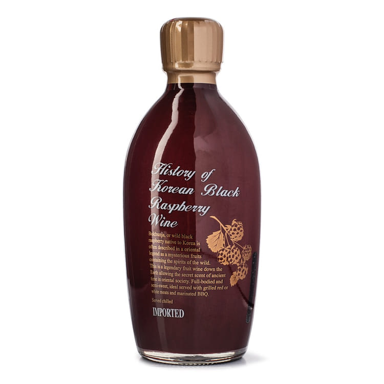 新品BOK BUN JA WINE韓国　覆盆子酒600ml 16% 4EzX7-