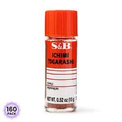 S&B Chili Pepper Ichimi Togarashi 0.52 oz*160 pack