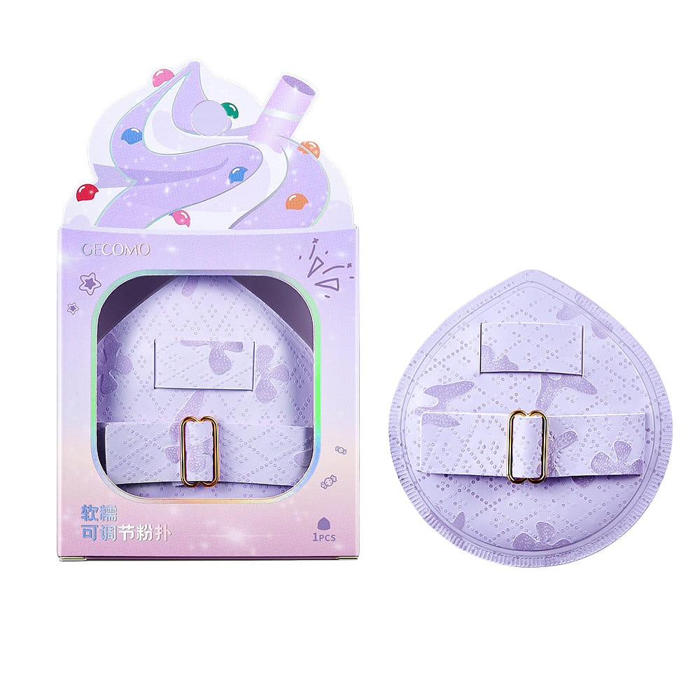 Purple Drop Adjustable Soft Cushion Puff, 1pc 1 count