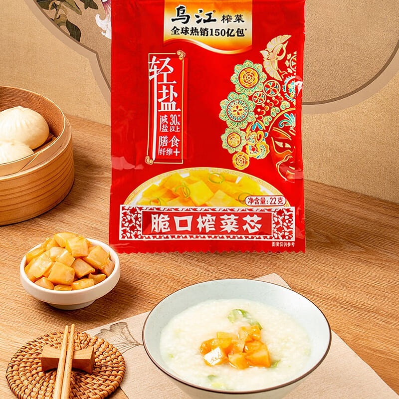 Wujiang light salt crisp mouth pickle core 12 packets 22 그램