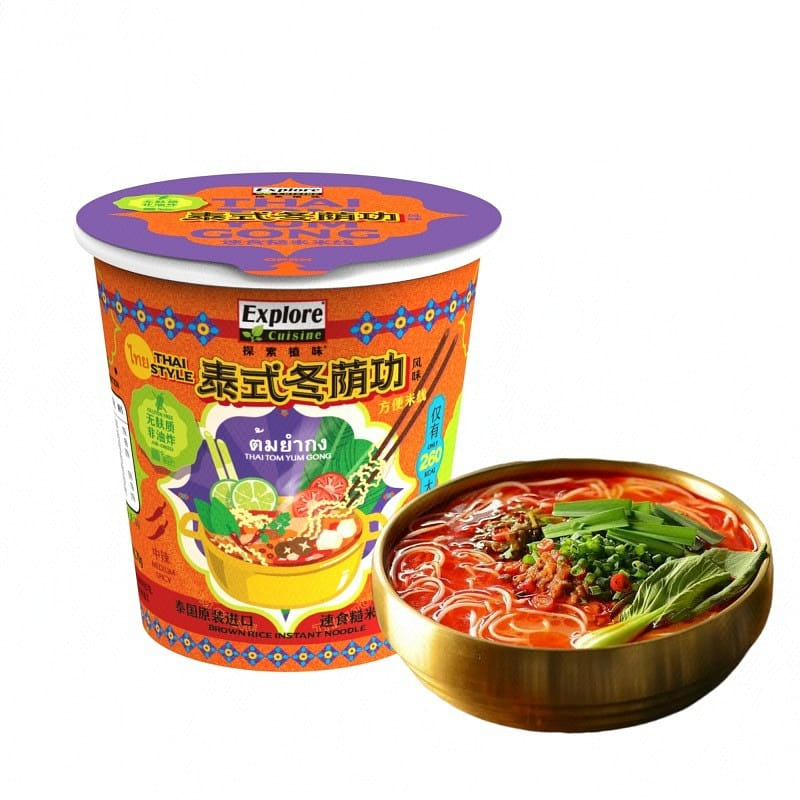 Thai Tom Yum Goong Flavor Rice Noodles 70 g