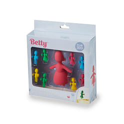 True Zoo Betty 1 Wine Bottle Stopper and 8 Wine Charms, Novelty Wine Gift Set, Silicone, Multicolor 1 份
