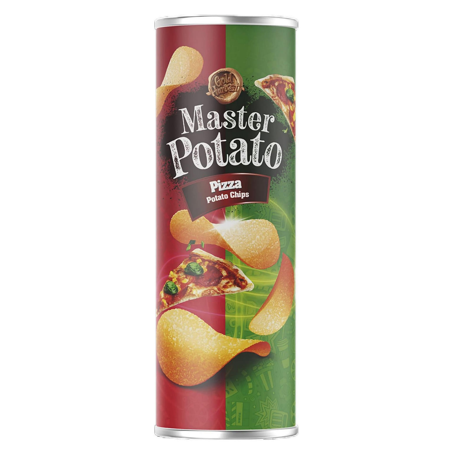 Master Potato Pizza Flavoured Potato Chips 160g 1 box