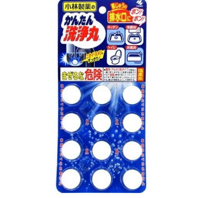 Kobayashi Sewer Dredge Cleaning Pills 12 Tablets 1 개