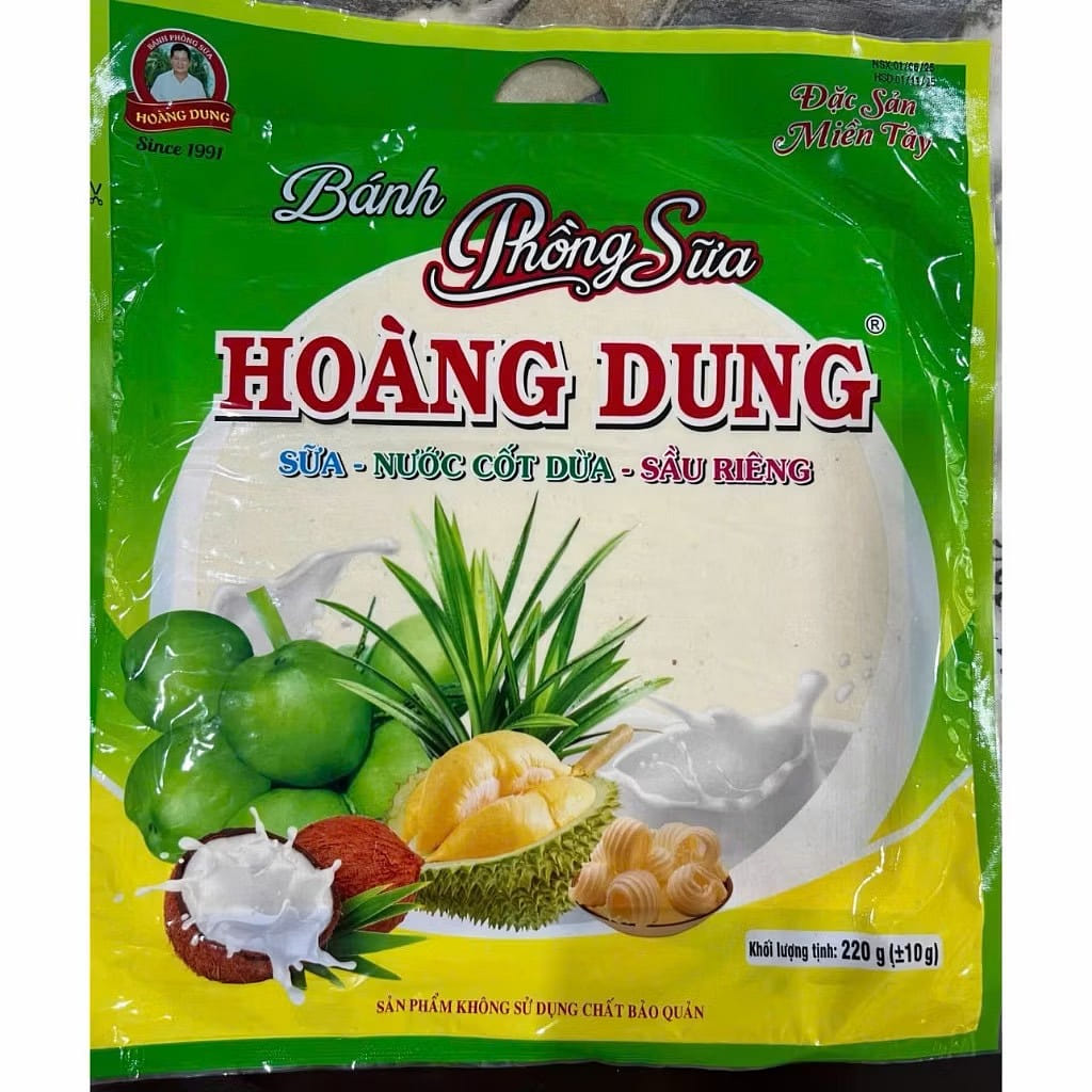 Bánh Phồng Sữa Hoàng Dung 220 g