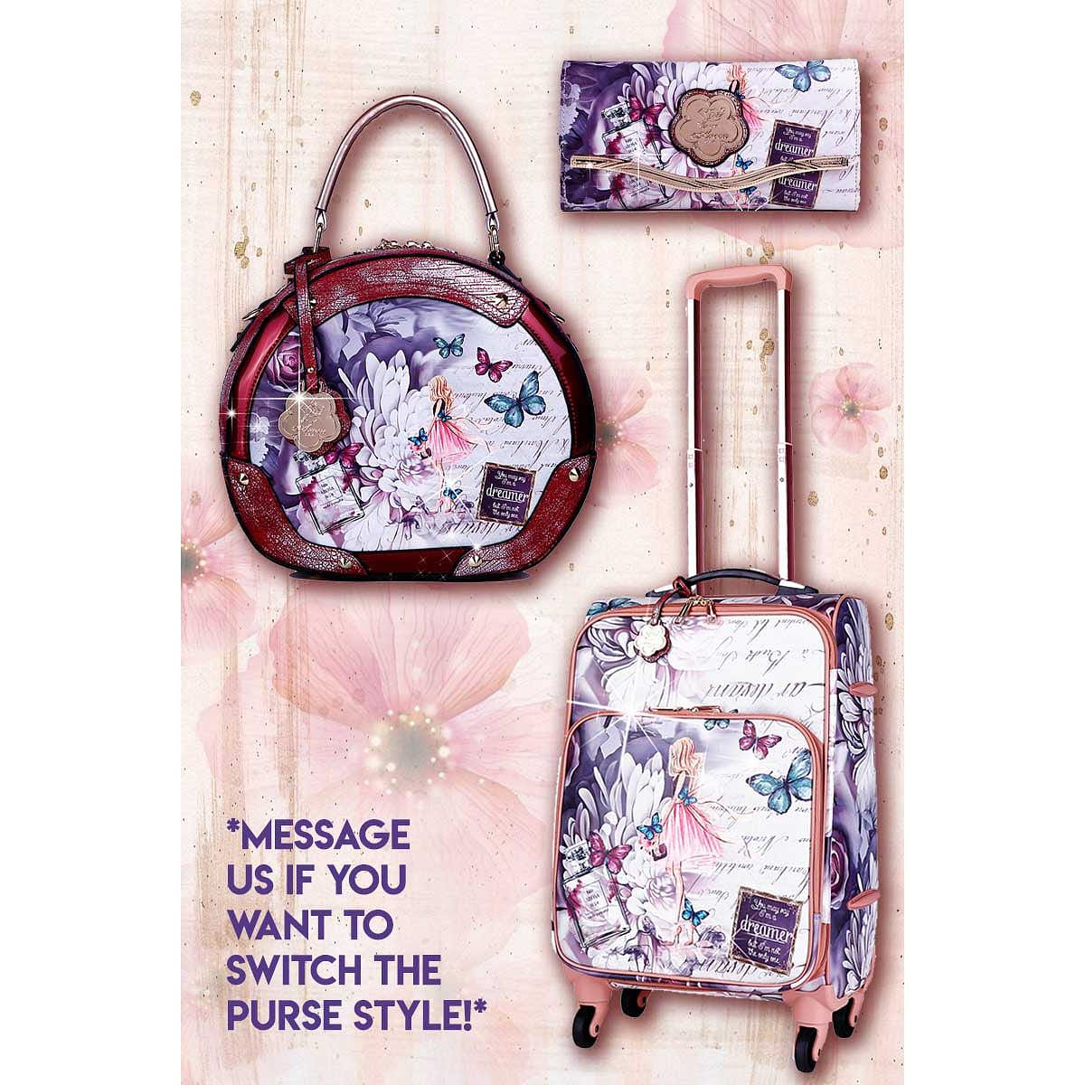 Dreamers 3PC Set | Carry-on Suitcase Travel bag with Wheels[BFL8102-3pcs/Set-BG] 1 개