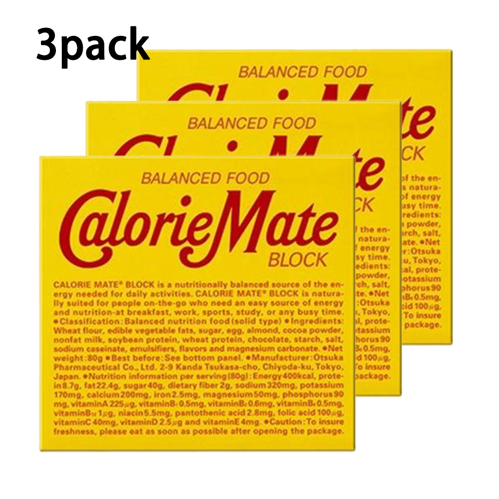 Otsuka Calorie Mate Block 3 Pack 80 그램