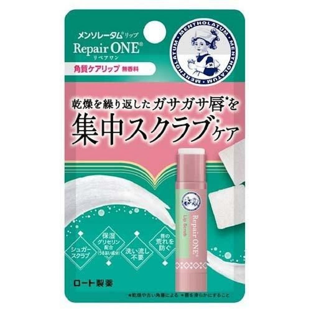 ROHTO Repair ONE Lip Scrub Fragrance-Free 3.6g 1 count