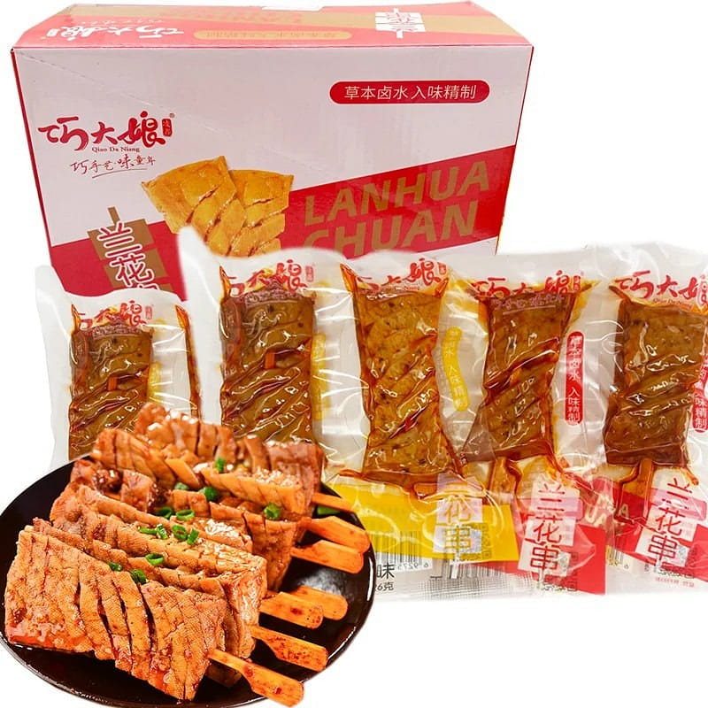 Spicy-Flavored Tofu Curd Skewers (Pack of 20) 440 g
