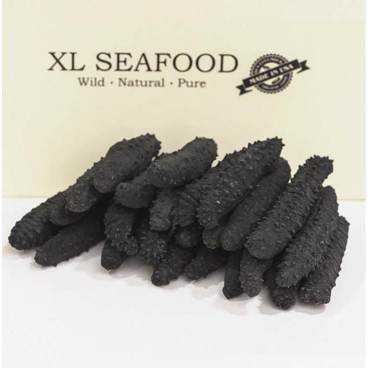 Xlseafood Wild Caught Black Sea cucumber #70 1 lb 16 온스
