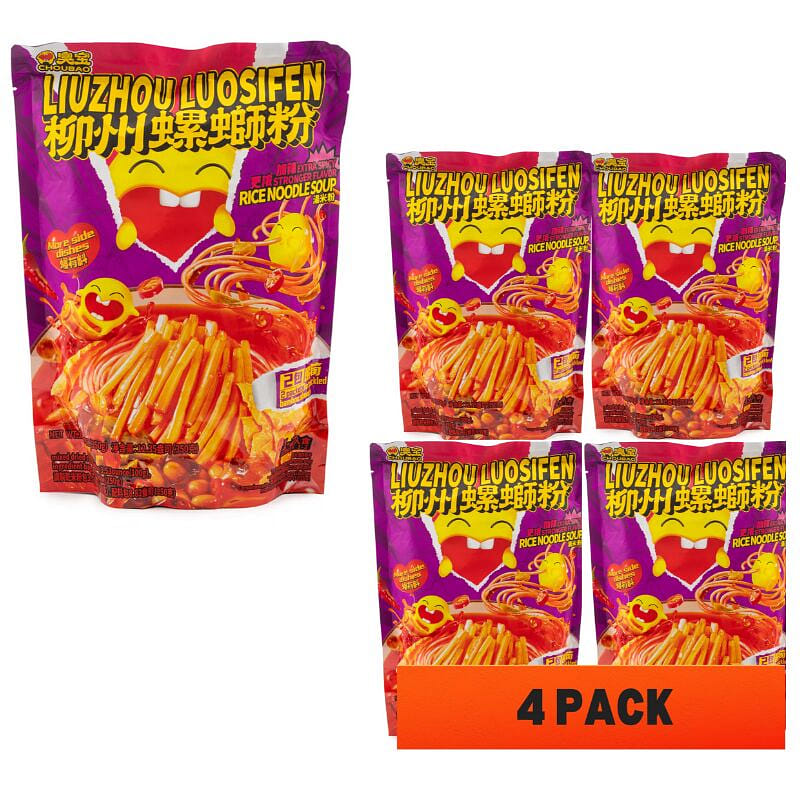 Choubao Extra Rich Snail Rice Noodles350g*4 350 g