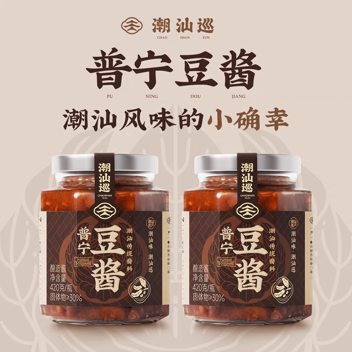 [ChaoShan Tour] Puning Doujiang 420g 420 그램