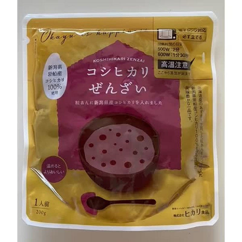 Hikari Koshihikari Zenzai [Ready-made porridge] 1 ส่วน