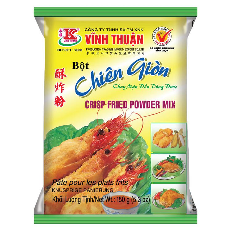 Vĩnh Thuận Bột Chiên Giòn Rụm Vàng 2.4oz - Weee!