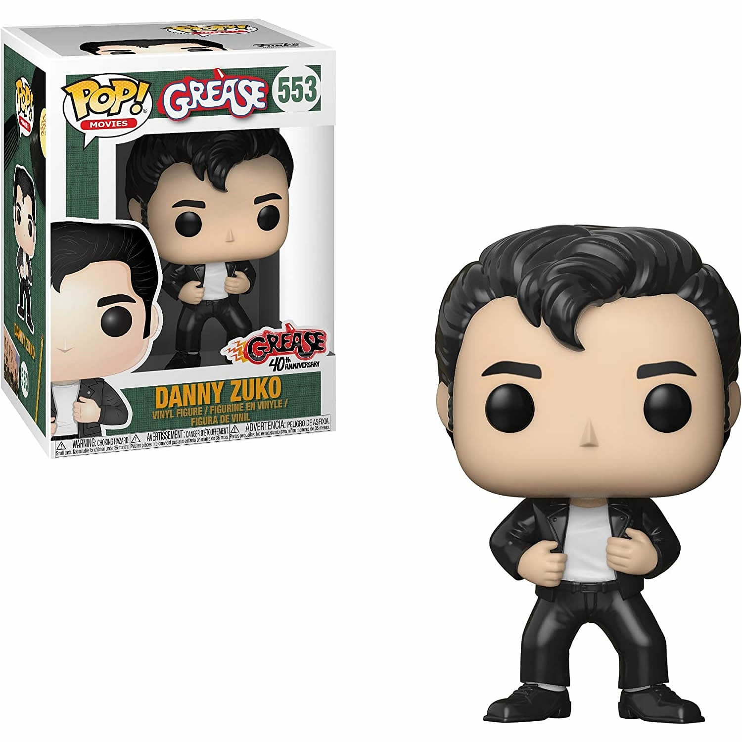 Funko POP! Grease 40th Anniversary - Danny Zuko Pop Figure 1 count