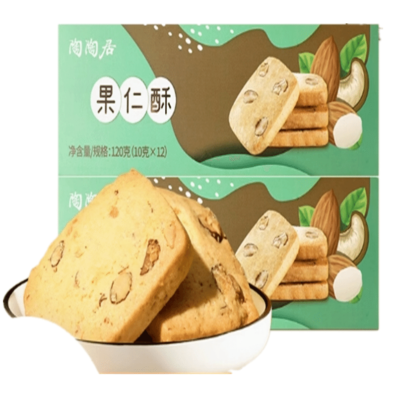 China Direct Mail Taotaoju Fruit Crisp Snack Walnut Crisp Delicious Cake 120g Ca 1 อัน