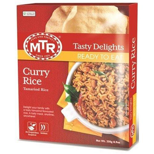 MTR Curry Rice / Tamarind Rice (Ready-to-Eat), 8.9 oz box 8.9 온스