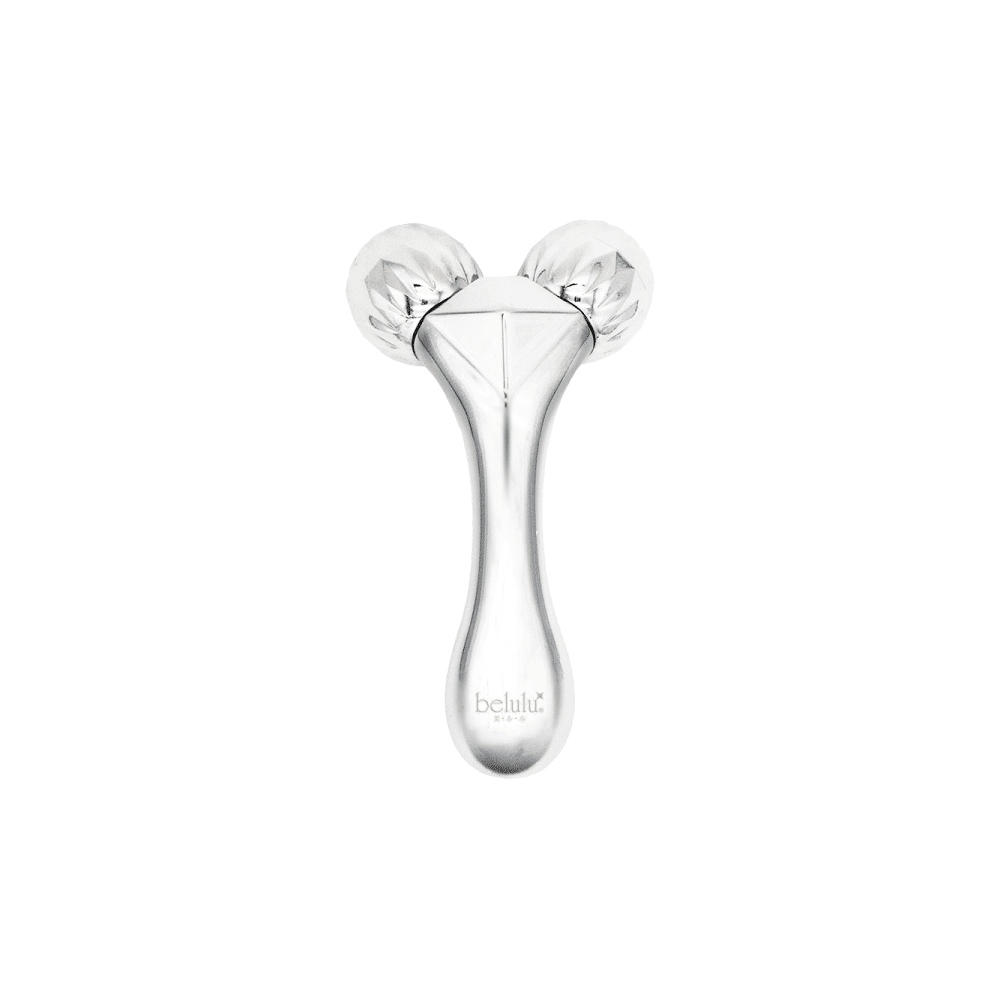 belulu Platinum mini Mini Facial Massage Roller Silver