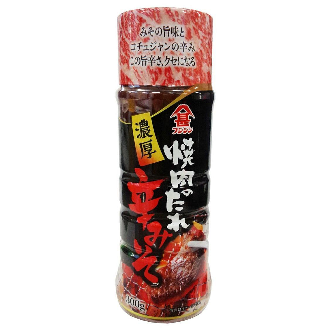 Fujijin Soy Sauce Yakiniku Sauce:Rich Spicy 300g 1 bottle