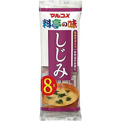 Marukome Reduced Salt Miso Soup Clam Flavor 8pcs 1 each