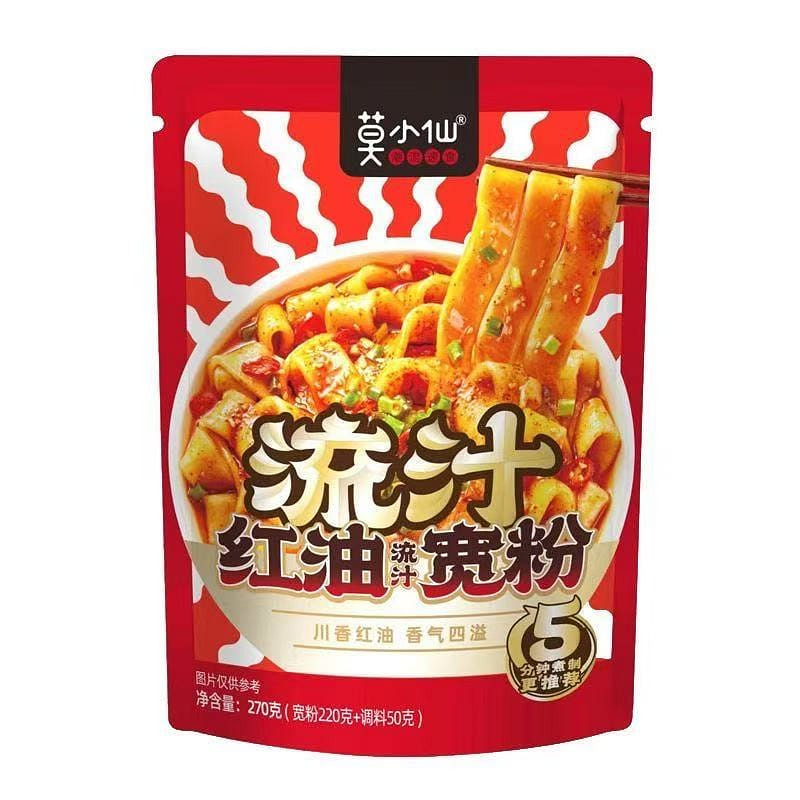 270g bag of wide potato noodles in spicy oil 270 g