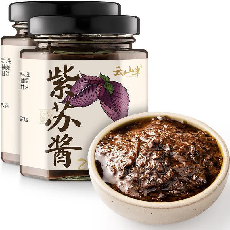 윤산반 생 자소 소스 180g*2병 즉석 밥·면 비빔용 볶음·찌개 양념 360 그램