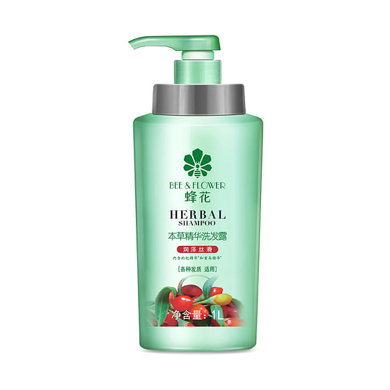 weee_care_BEE & FLOWER Herbal Essence Silky Shampoo 1000 ml