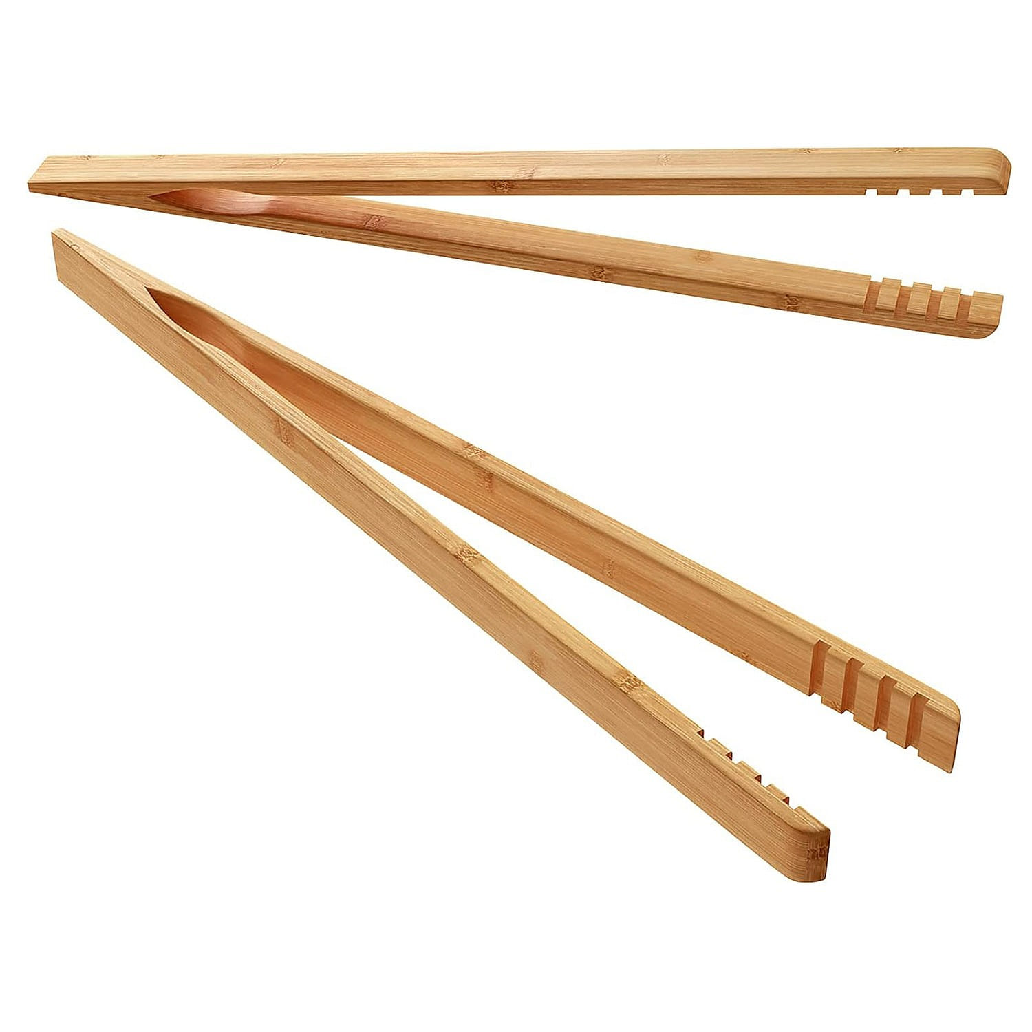 2 Pieces Bamboo Toast Tongs,10.2 Inches Anti-slip 1 each