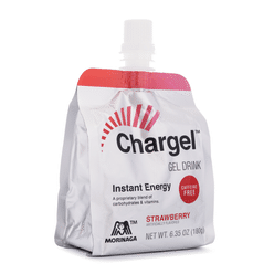 Morinaga Chargel Instant Energy Gel Drink, Strawberry Flavor 6.35 oz