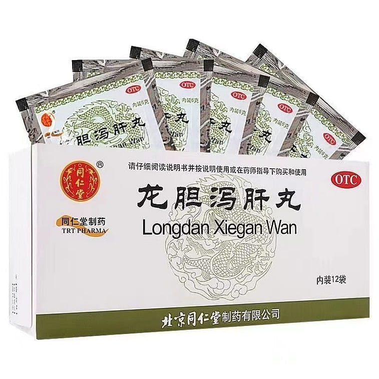 TRT LongdDan XieGan Wan Diarrhoea Pills Liver Gallbladder Dampness And Heat 6g*12 1 케이스