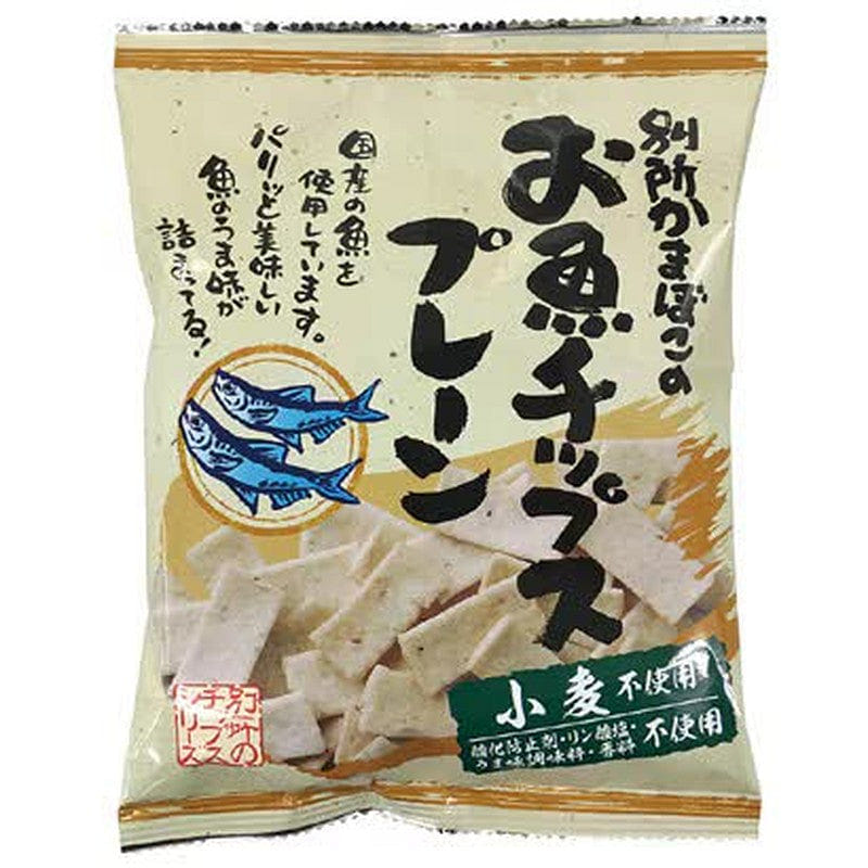 Bessho Kamaboko Fish Chips Plain 40g 1 개