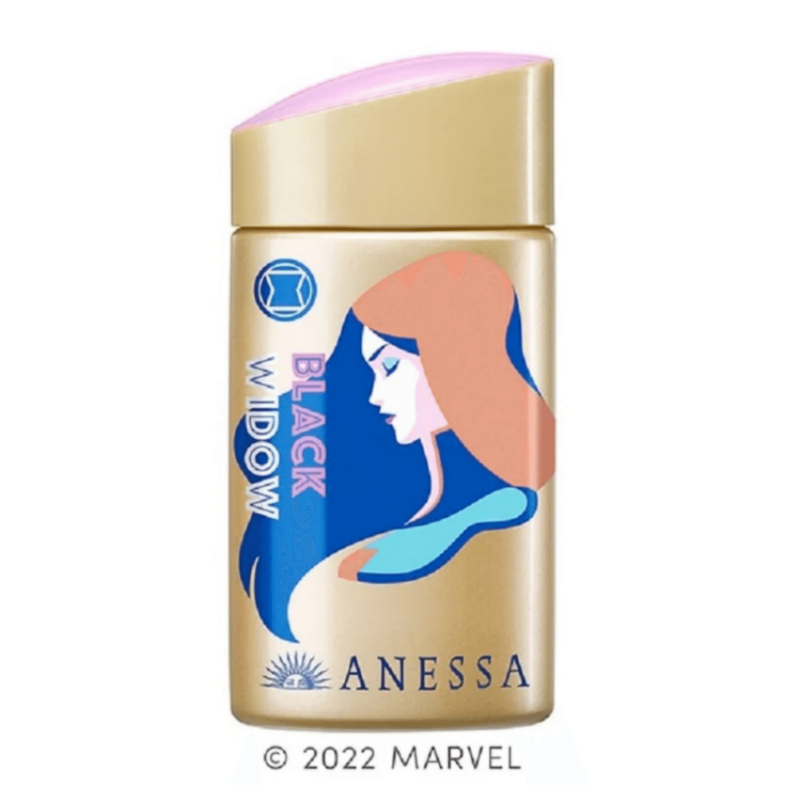 Anessa Sunscreen Gold Bottle 2022 Marvel Edition PF50 PA++++ 60ml Black Widow 1 อัน