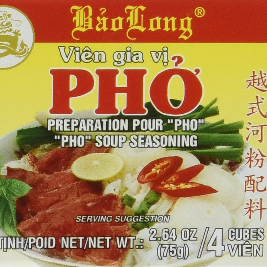 Bao Long Pho Spice Cubes,Beef Flavor SoupSeasoning 1 each