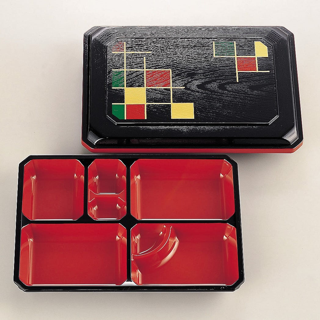 Lunch box from Japan, 13.1x 9.5 x2.1 H, 1 piece 1 개