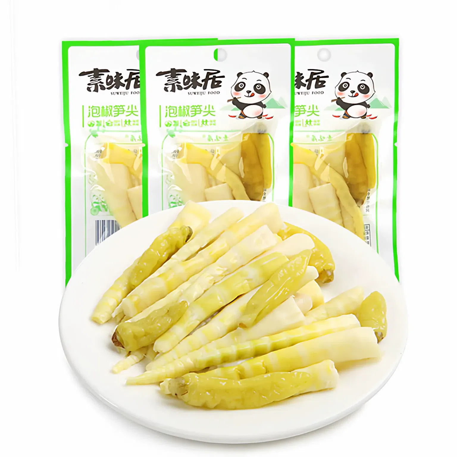 Suweiju pickled pepper bamboo shoots 22g*5 bags 110 g