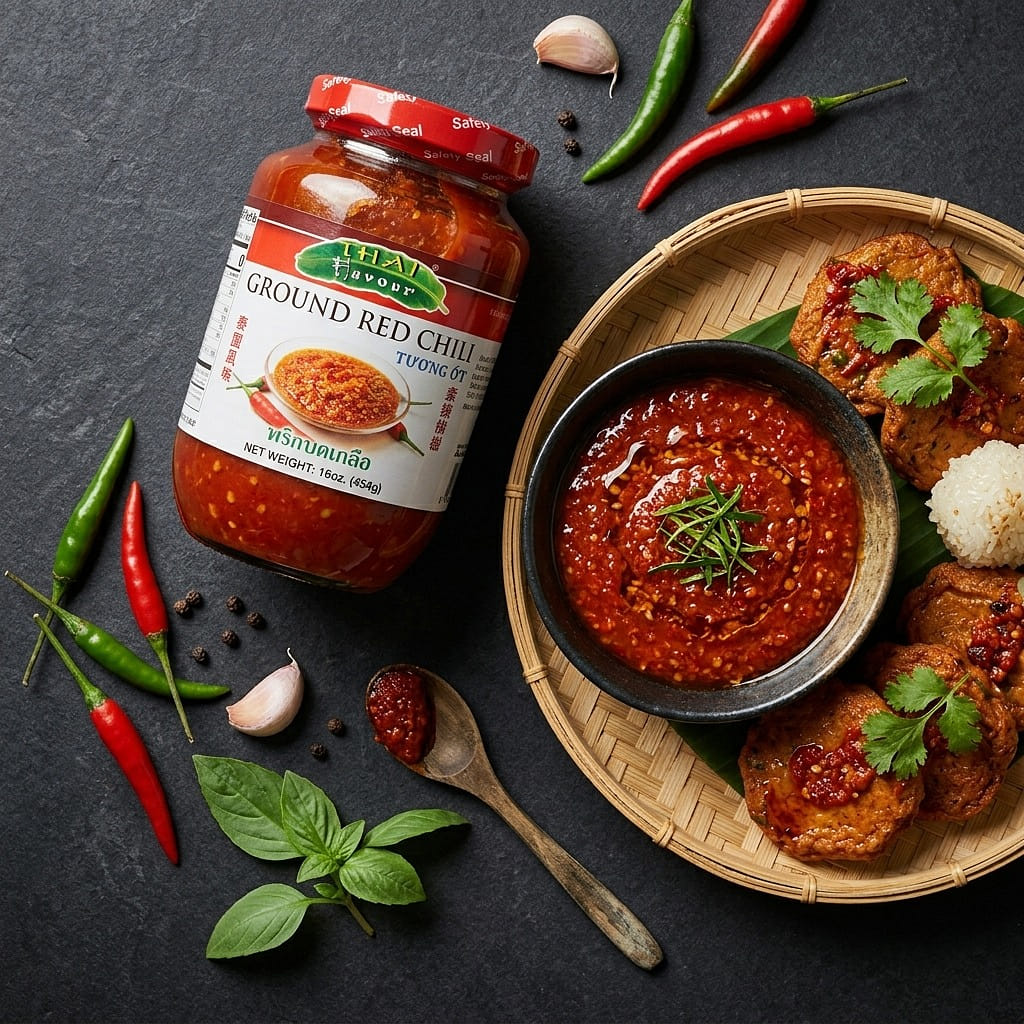 Pickle Ground Red Chili in Jar 16 oz