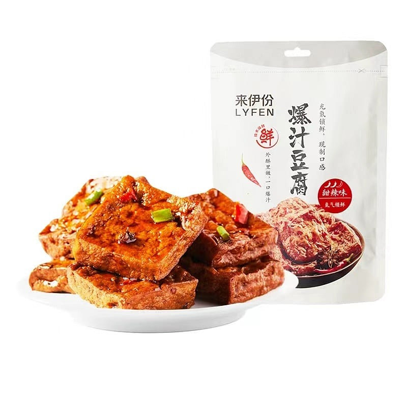 Lai Yi Fan Dried Tofu with Popping Sauce 115g*2 Sweet and Spicy Dried Tofu S 230 グラム