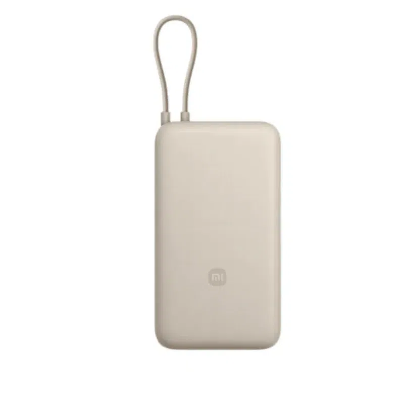 Power bank with built-in cable, two-way fast charg 1 グラム