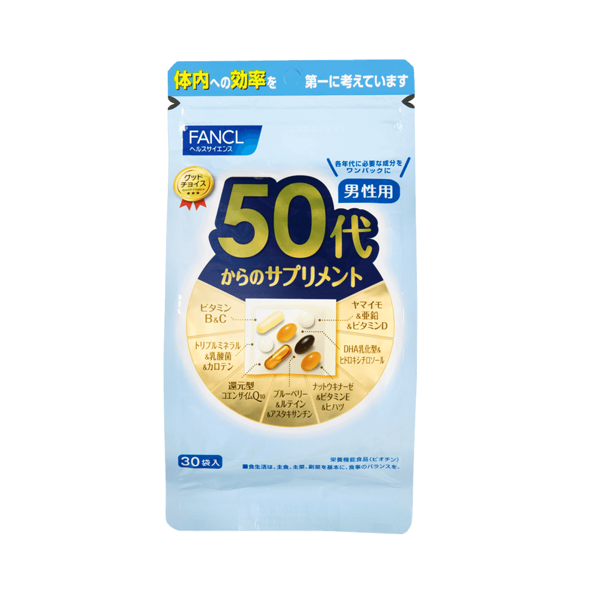FANCL 50 years of age for men with integrated nutrients 30days 1 ส่วน