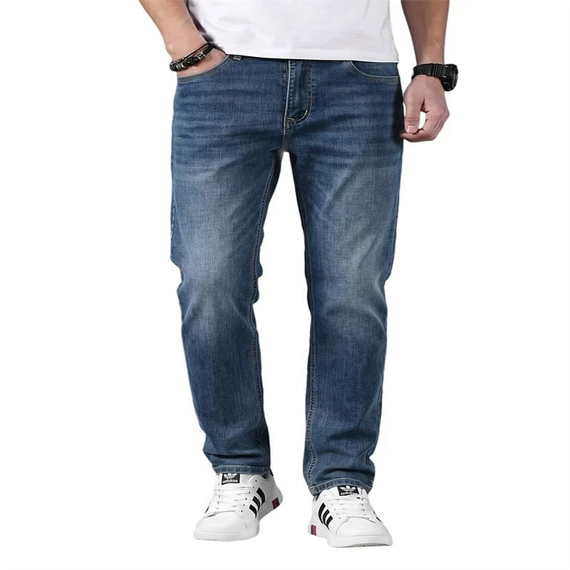 Men's slim-fit straight-leg jeans, size 28#, 1 pie 1 box