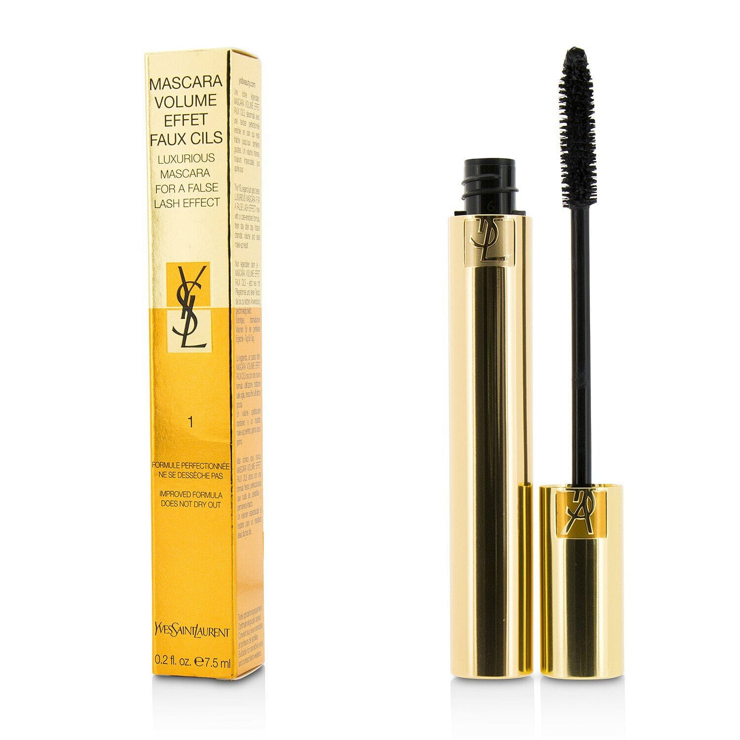 Yves Saint Laurent Mascara Volume Effet Faux Cils (Luxurious Mascara) - # 01 High Density Black 7.5 밀리리터