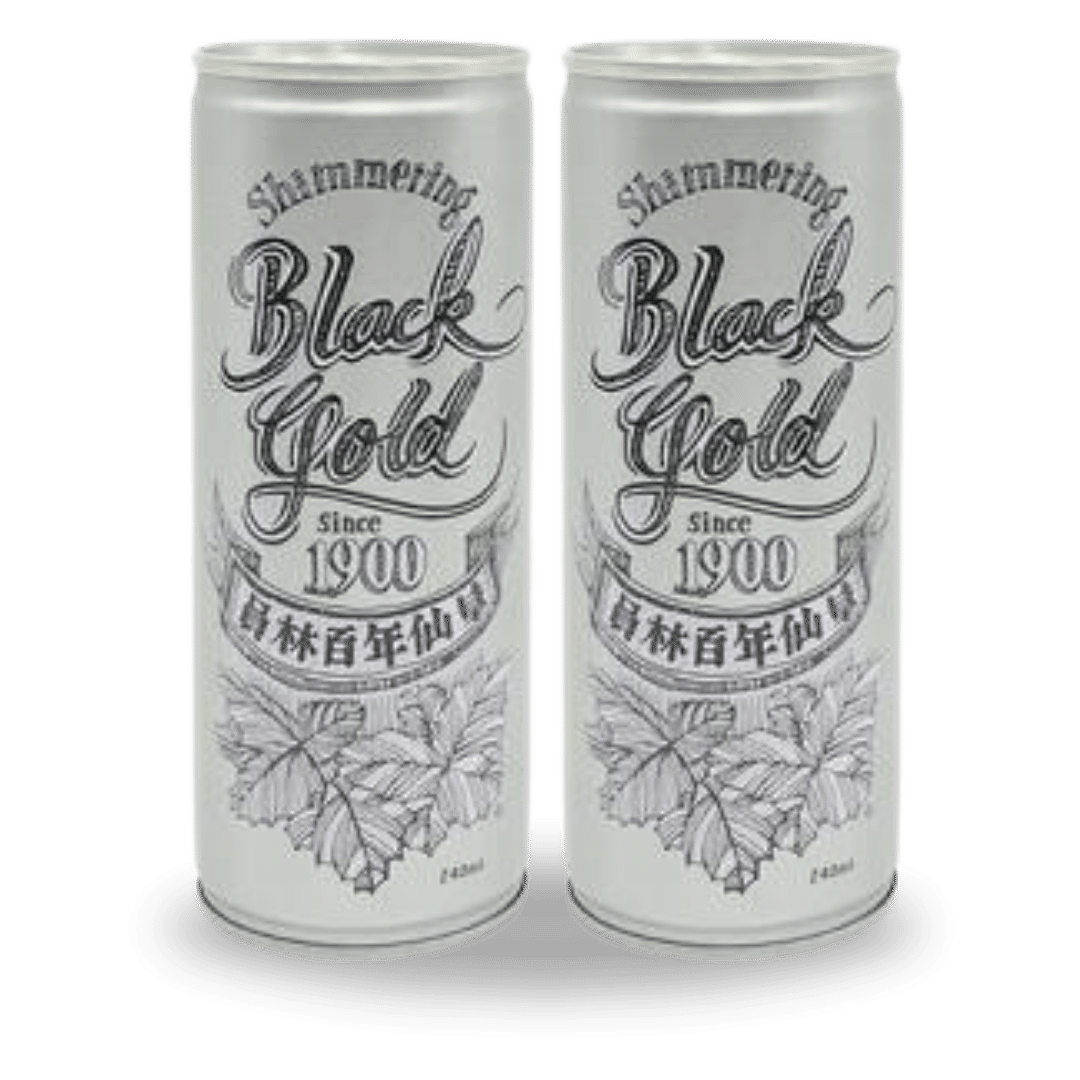 Shimmering Black Gold-Mesona Tea (Combo Set 2 Cans) Best Before Date: 6/19/24 1 ส่วน