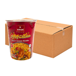 Vifon Spicy Chicken Cup Noodle 2.12oz pack of 12 1 each